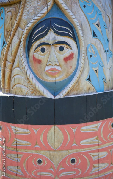 Obraz Totem hooded figure