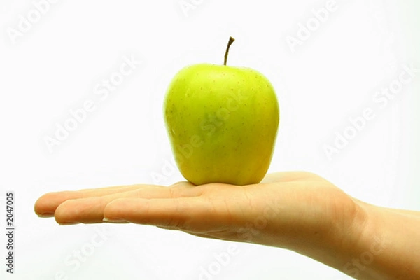 Obraz apple&hand