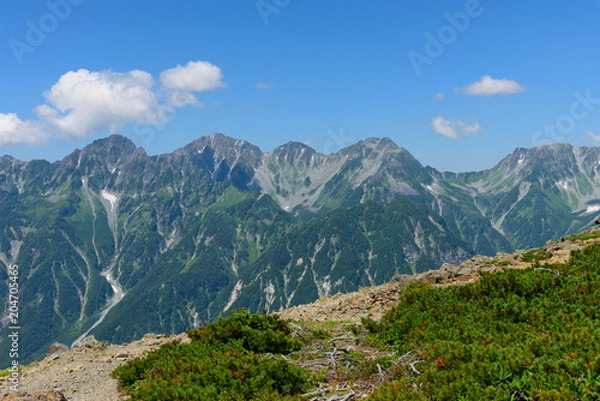 Obraz 北アルプス　穂高連峰