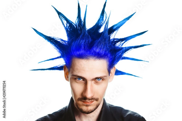 Obraz facet z irokezem