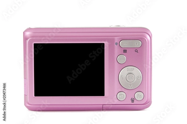 Obraz Rückseite einer Digitalkamera