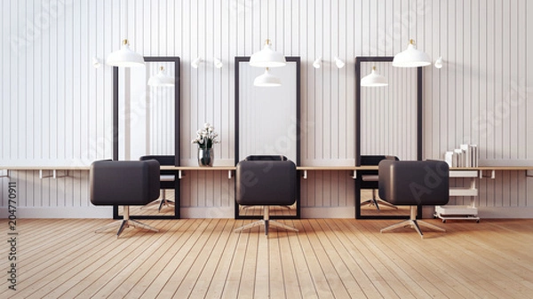 Obraz Modern salon interior / 3D render image