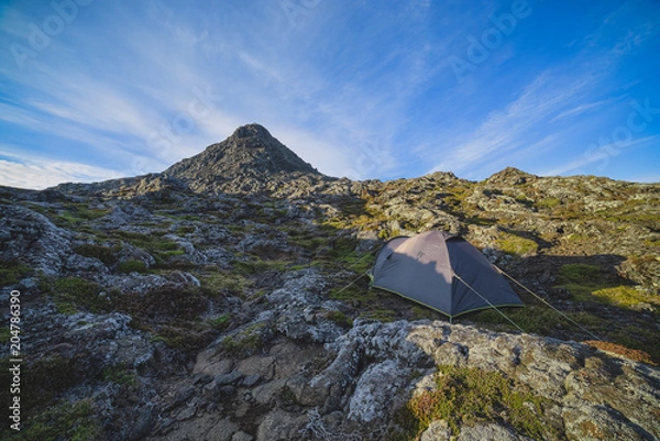 Obraz Mountain camping