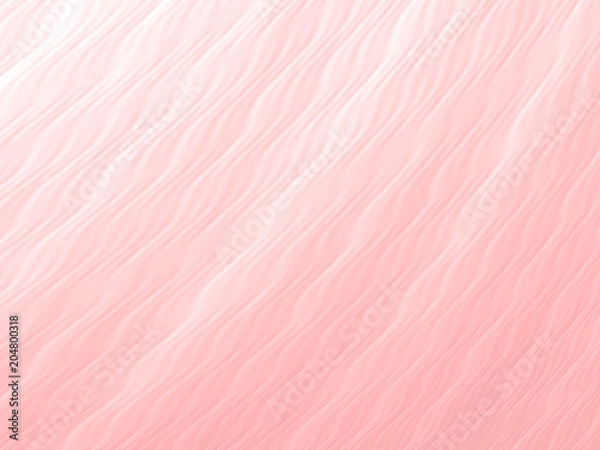 Fototapeta Millennial Pink White Wavy Background Ombre Pastel Gradient Abstract Cute Spring Texture Waved Pattern