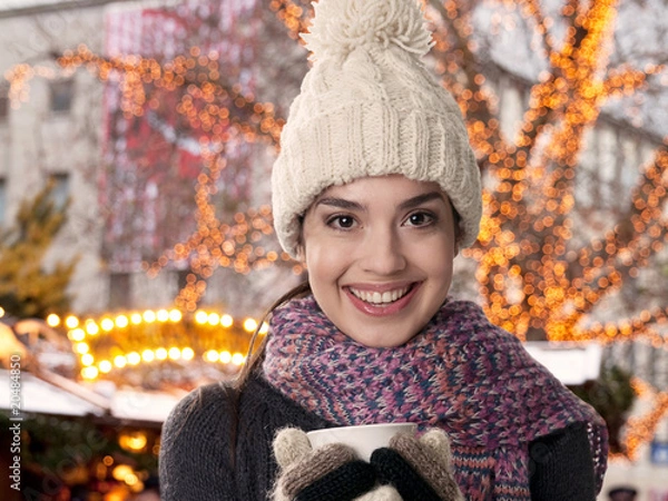 Obraz Auf dem Weihnachtsmarkt