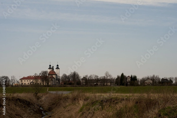 Obraz Old monastery in Hebdów
