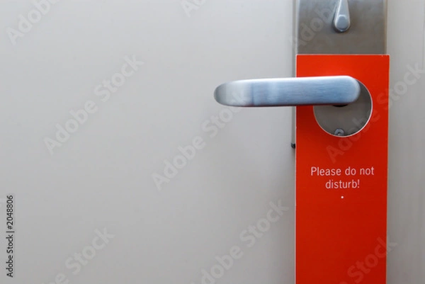 Obraz do not disturb