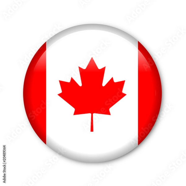 Obraz Button Nationalfarben Kanada