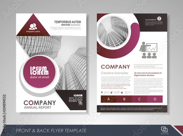 Obraz Presentation flyer design