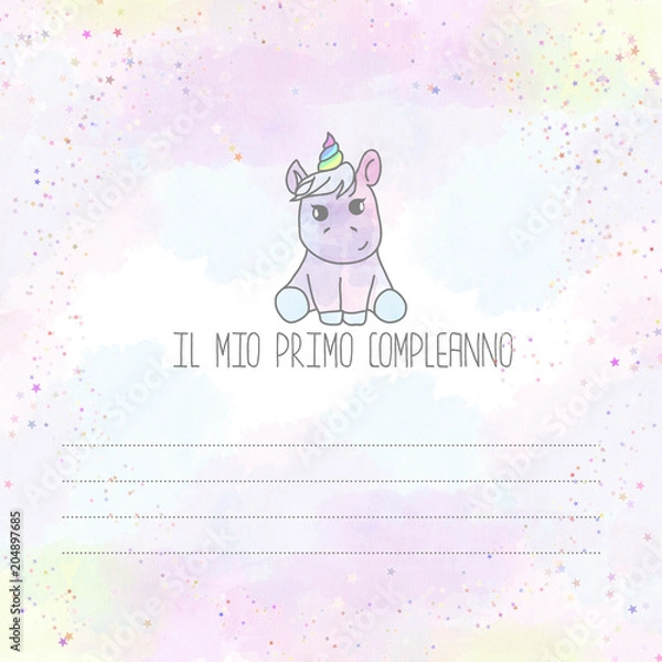 Obraz primo compleanno