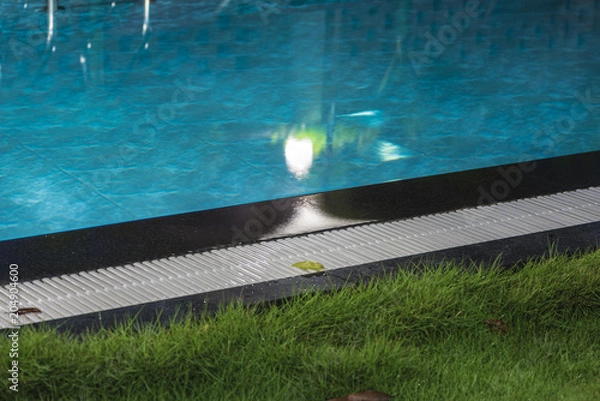 Obraz Swimming pool at night