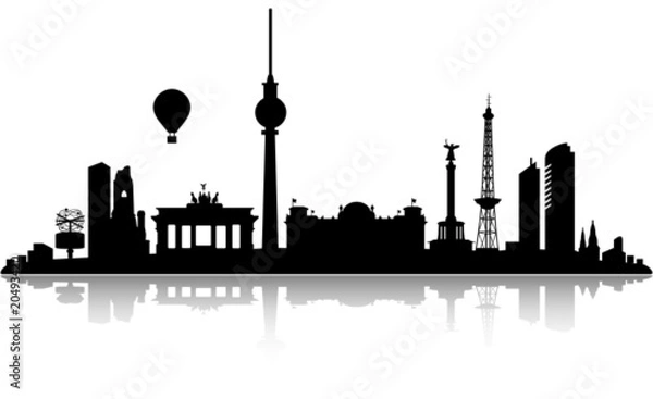 Obraz Najlepsza detaliczna panoramę berlińską