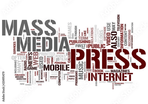 Obraz Prasa i środki masowego przekazu