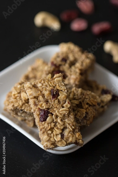 Obraz Selbstgemachte Müsliriegel