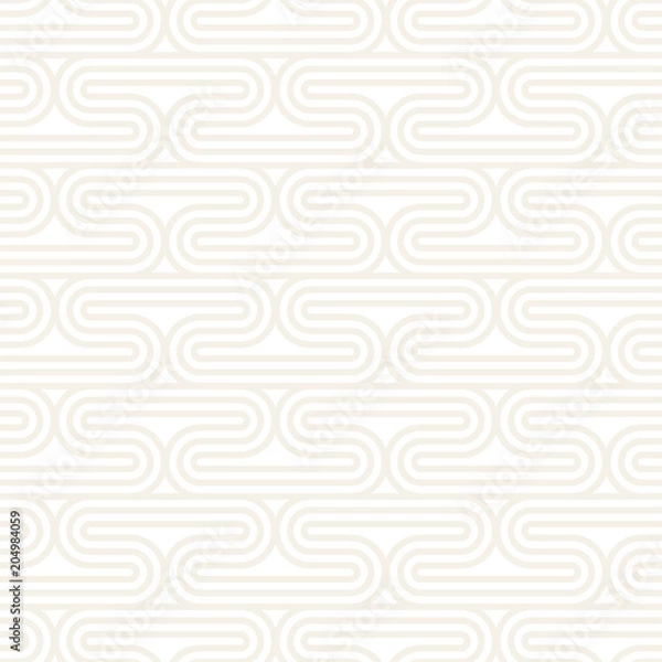 Obraz Vector seamless subtle lattice pattern. Modern stylish texture with monochrome trellis. Repeating geometric grid. Simple design background.
