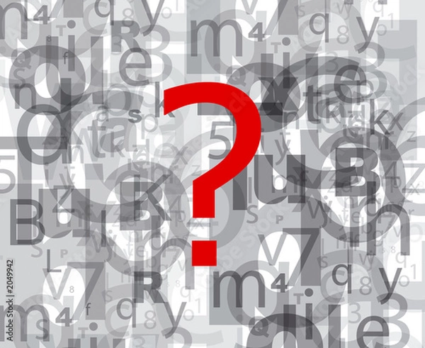 Fototapeta buchstaben nummern letters numbers