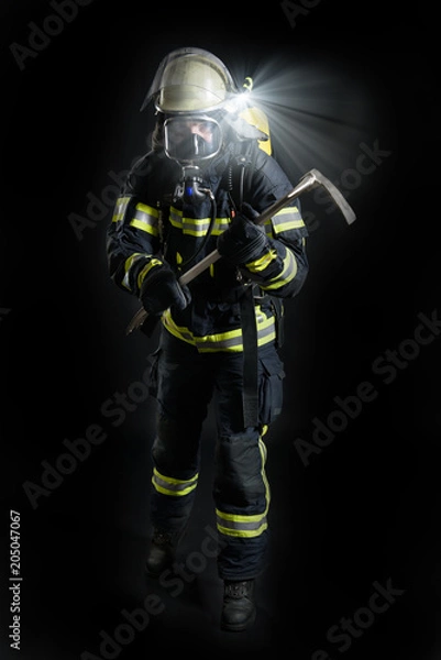 Fototapeta Feuerwehrmann