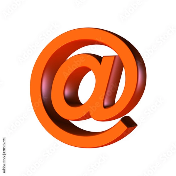 Fototapeta @ arobase