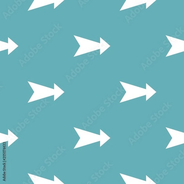 Fototapeta Arrow pattern vector seamless repeating for any web design