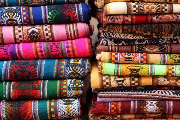 Obraz Colorful blankets