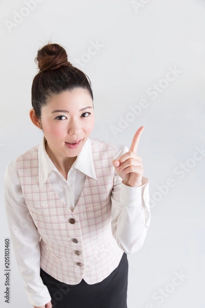 Obraz OLポートレート・白バック