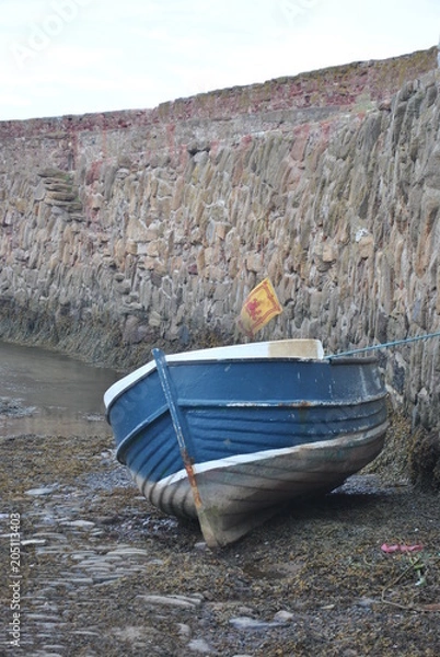 Fototapeta Scottish Rowing Boat