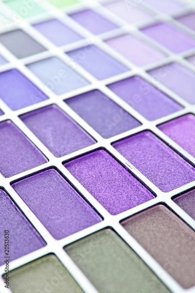 Fototapeta Big eye shadow kit as a background