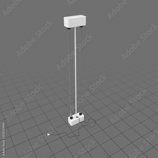 Obraz Modern floor lamp