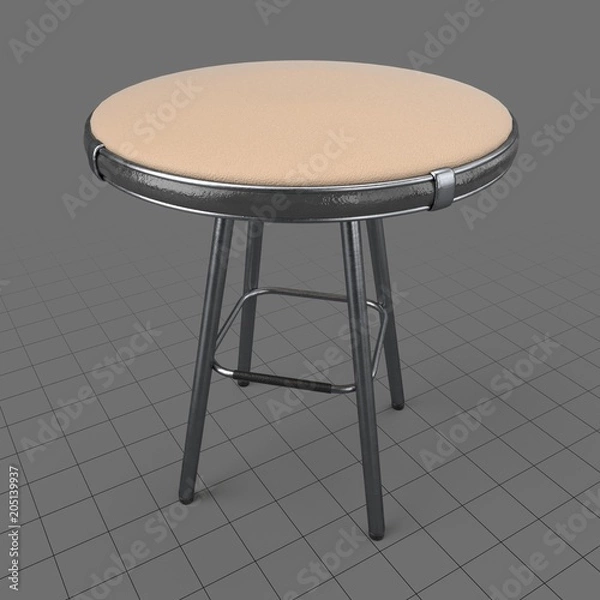 Obraz Stool with four legs