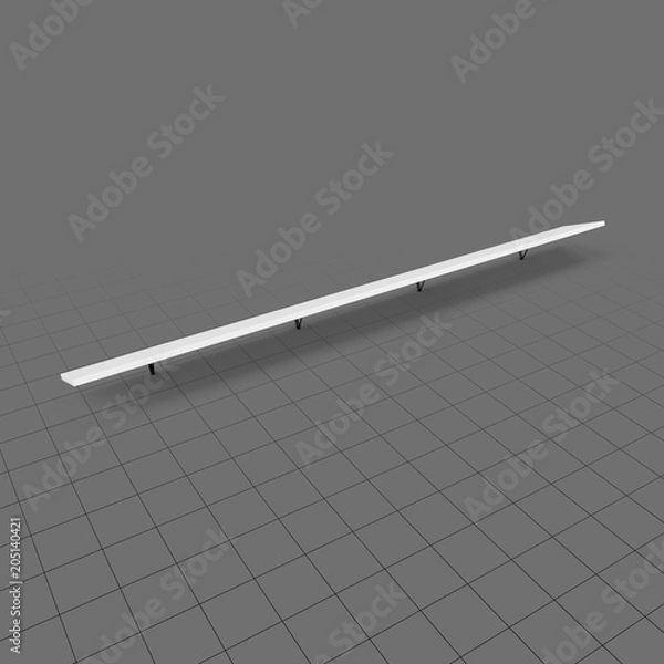 Obraz Wall shelf with brackets