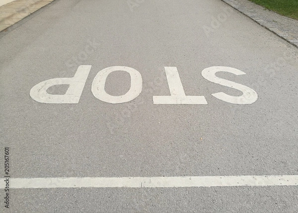 Fototapeta stop sign