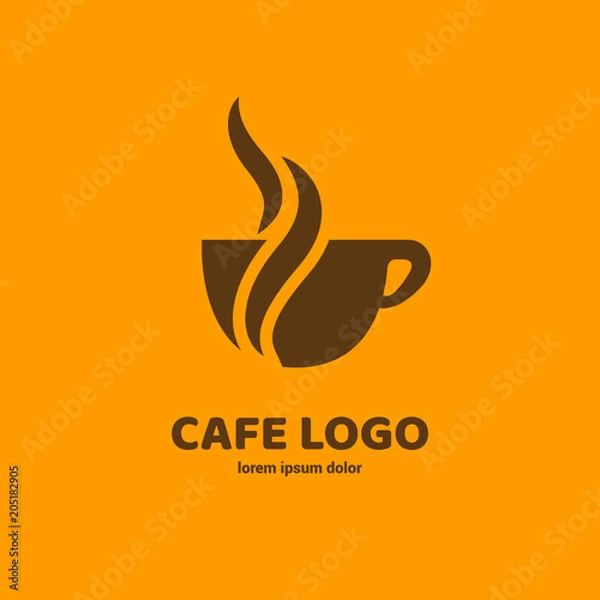 Obraz Logo design coffee vector template