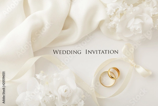 Obraz zaproszenie na ślub