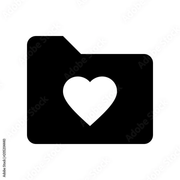 Fototapeta folder favourite