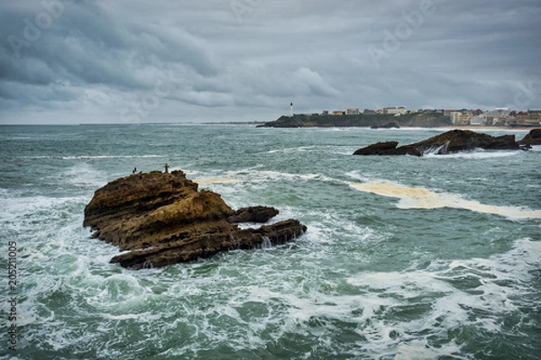 Obraz Biarritz avant la tempête