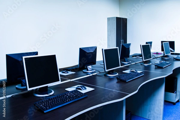 Obraz computers room