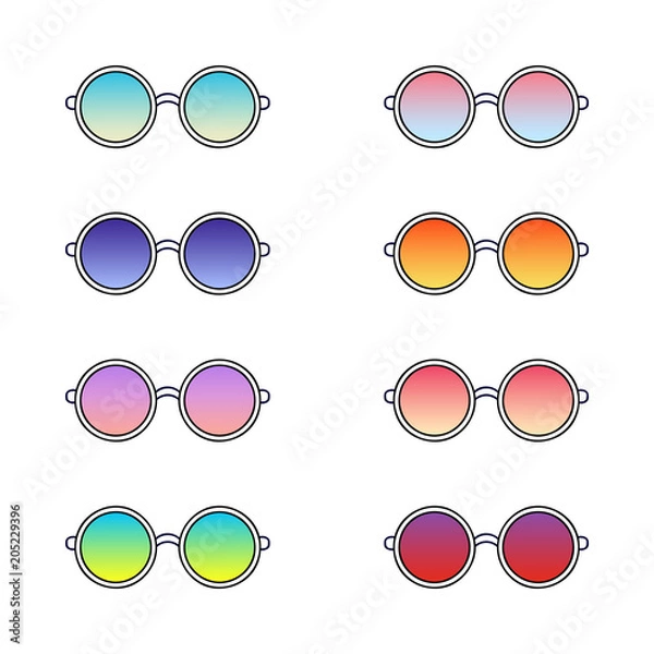 Fototapeta Sunglasses set