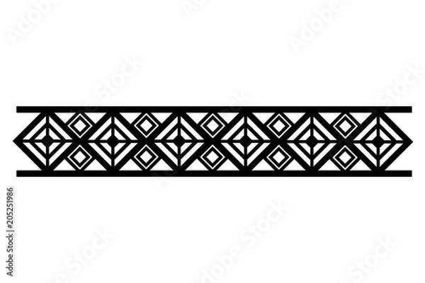 Fototapeta victorian line border style vector illustration design