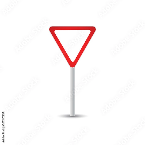 Obraz Traffic sign graphic template