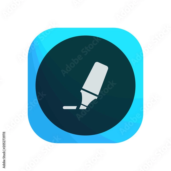 Fototapeta Creative App Button