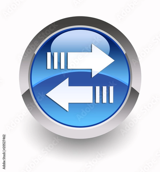 Fototapeta ''Data transfer'' glossy icon