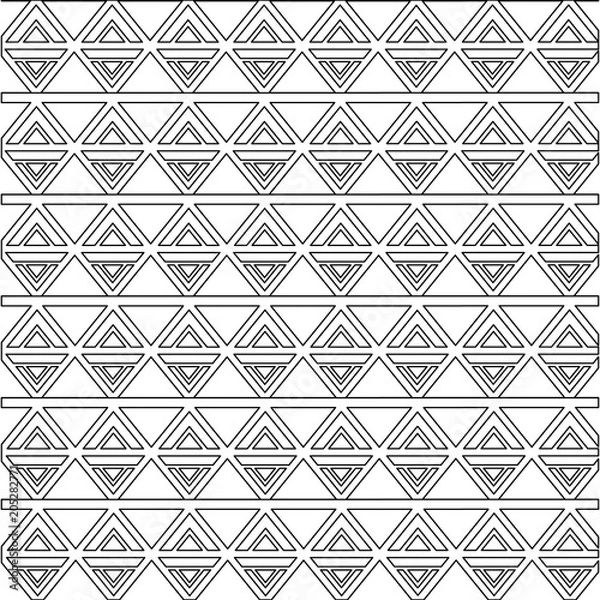 Obraz art deco decorative geometric abstract luxury pattern vector illustration