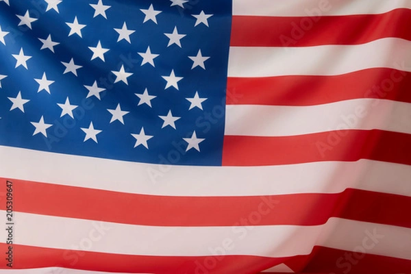 Fototapeta full frame image of united states of america flag