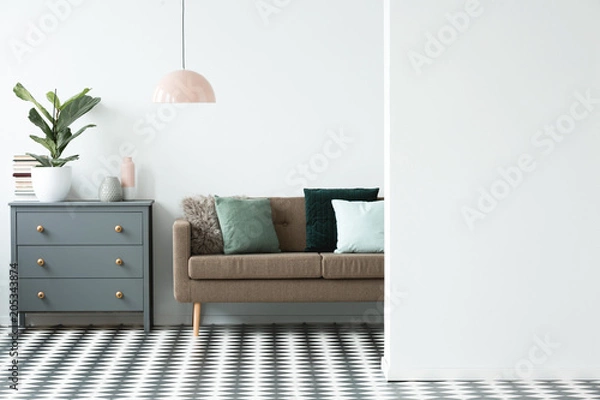 Fototapeta Copy space in living room