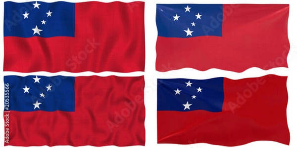 Obraz Flag of Samoa