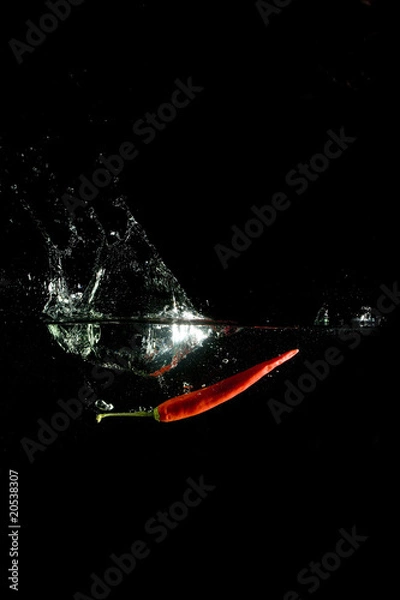 Obraz Chilli in water 2