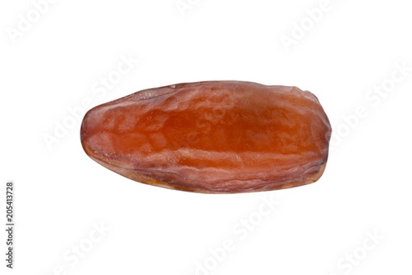 Fototapeta Date fruit isolated on white background - clipping paths