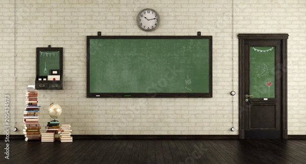 Obraz Pusta sala retro