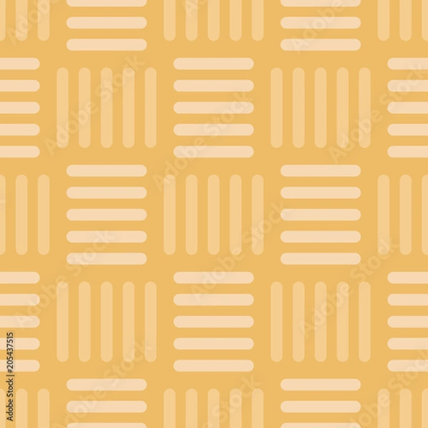 Fototapeta Vector Vintage Gold Basketweave Seamless Pattern Background