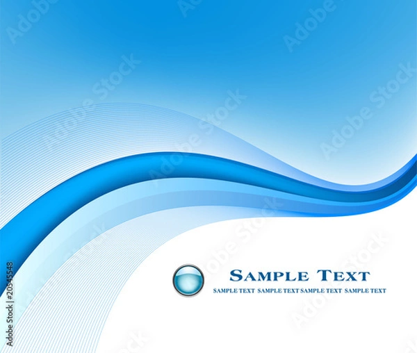 Obraz Abstract  blue  background vector